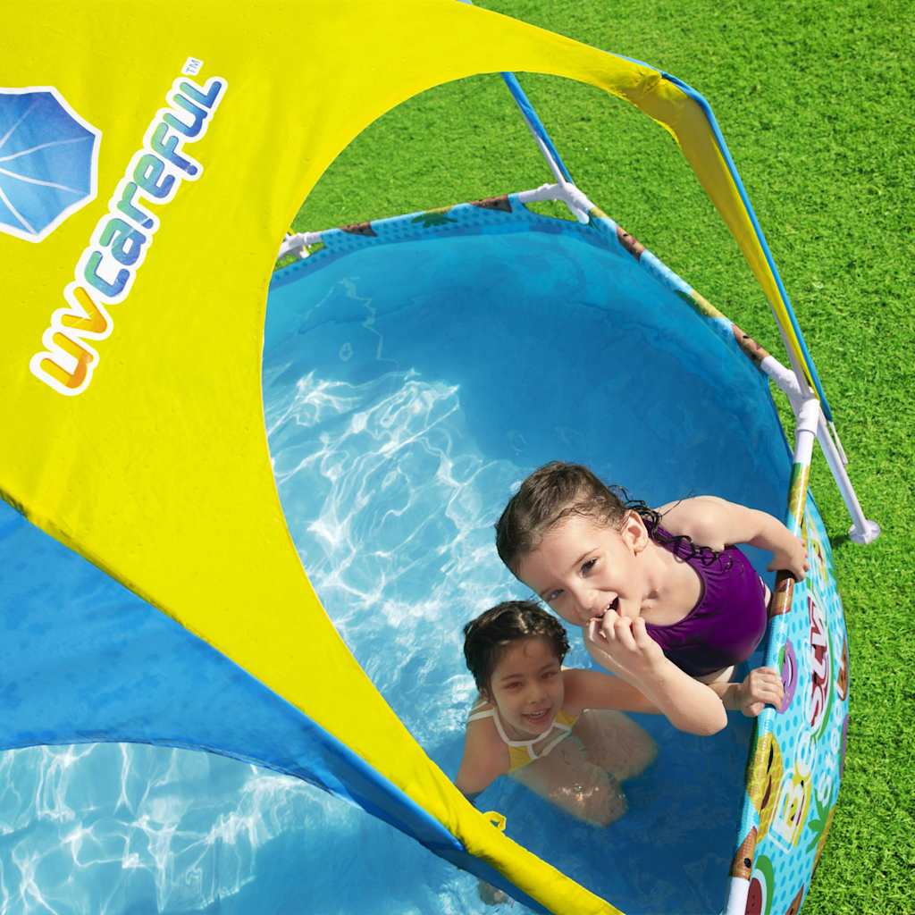 Piscină supraterană copii Steel Pro, protecție UV, 244x51 cm