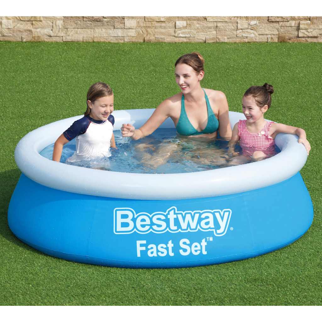 Piscina gonflabilă Fast Set, albastru, 183x51 cm, rotundă