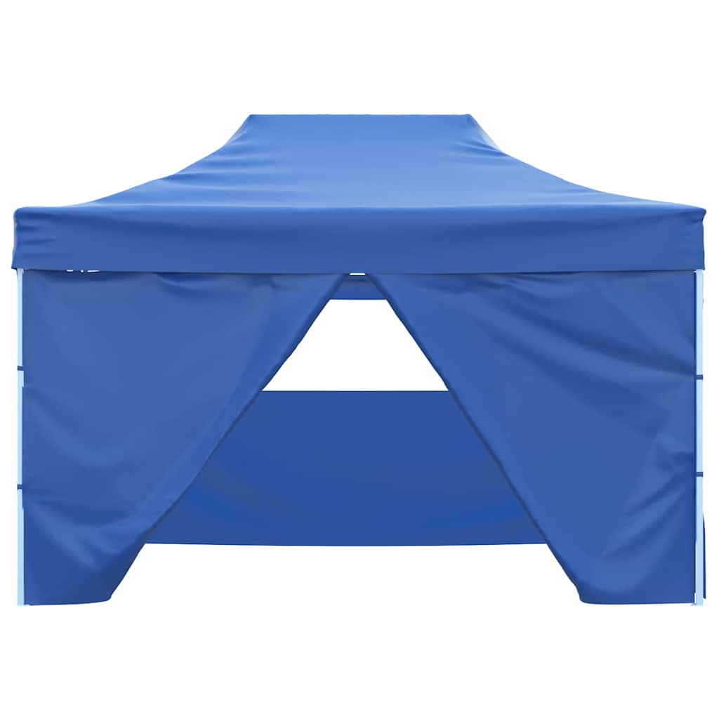 42512 vidaXL Foldable Tent Pop-Up with 4 Side Walls 3x4,5 m Blue