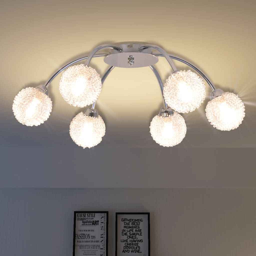 Lustră cu 6 becuri LED G9 240 W