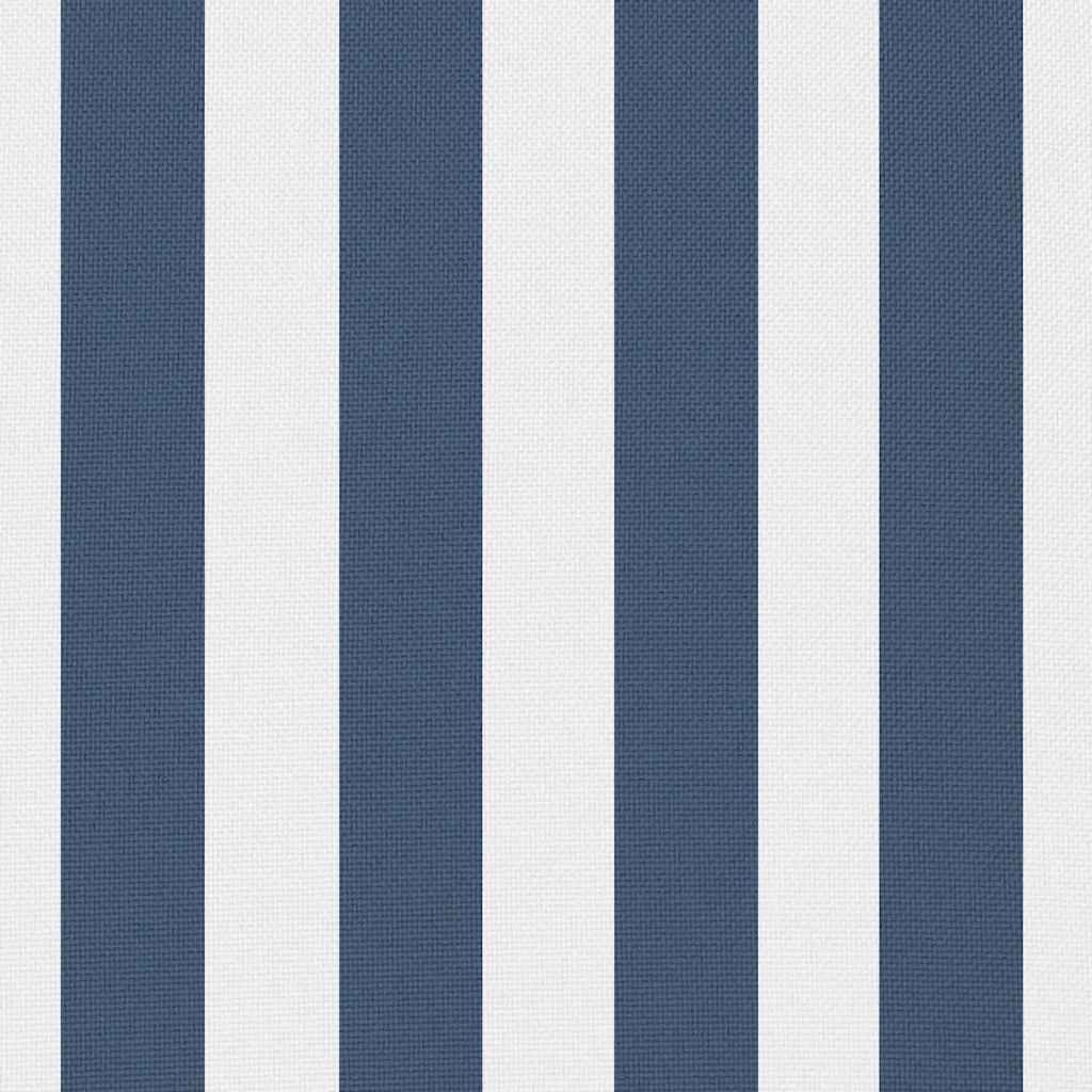 Perne de exterior, 4 buc., imprimeu dungi, 45x45 cm, bleumarin