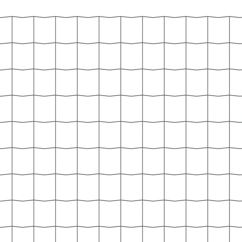 Euro gard, gri, 25 x 0,8 m, oțel