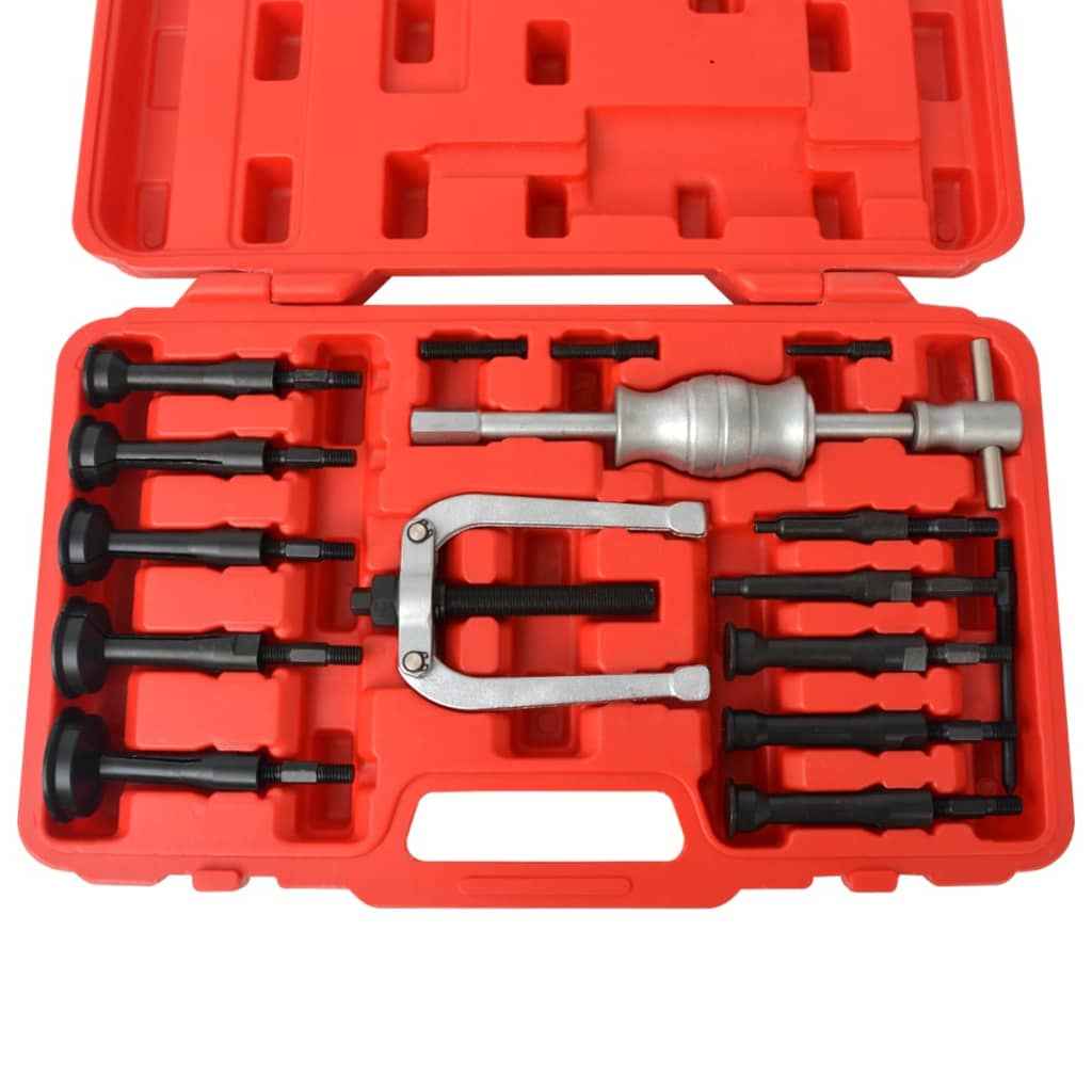 210372 vidaXL Set extractor rulmenți 16 buc.