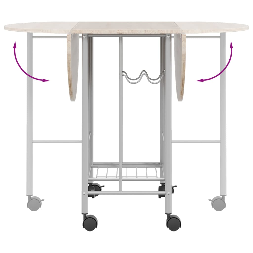 Set masă și scaune de bucătărie pliabile din MDF, 5 piese