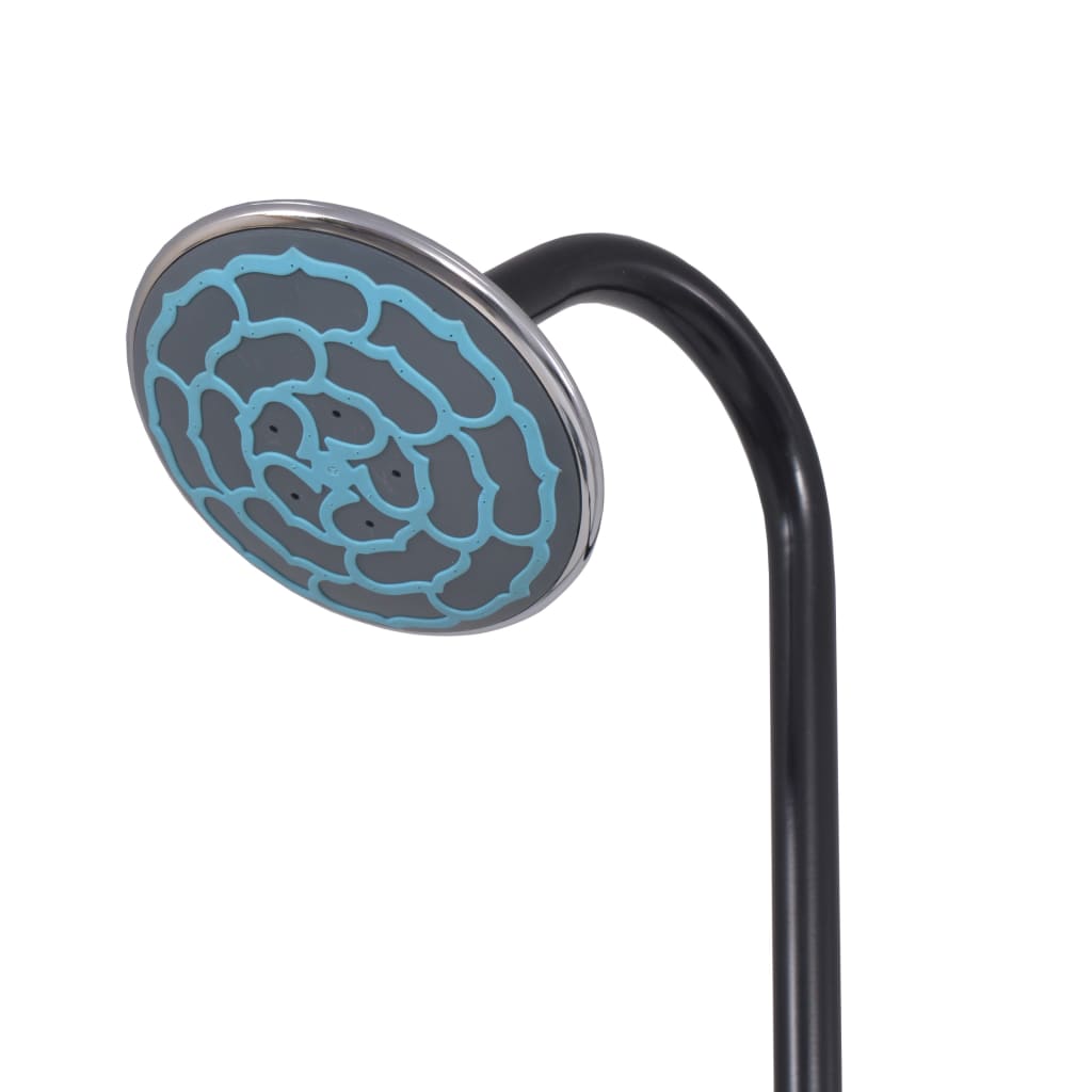 Duș alimentat cu energie solară, 20 L, aluminiu și HDPE