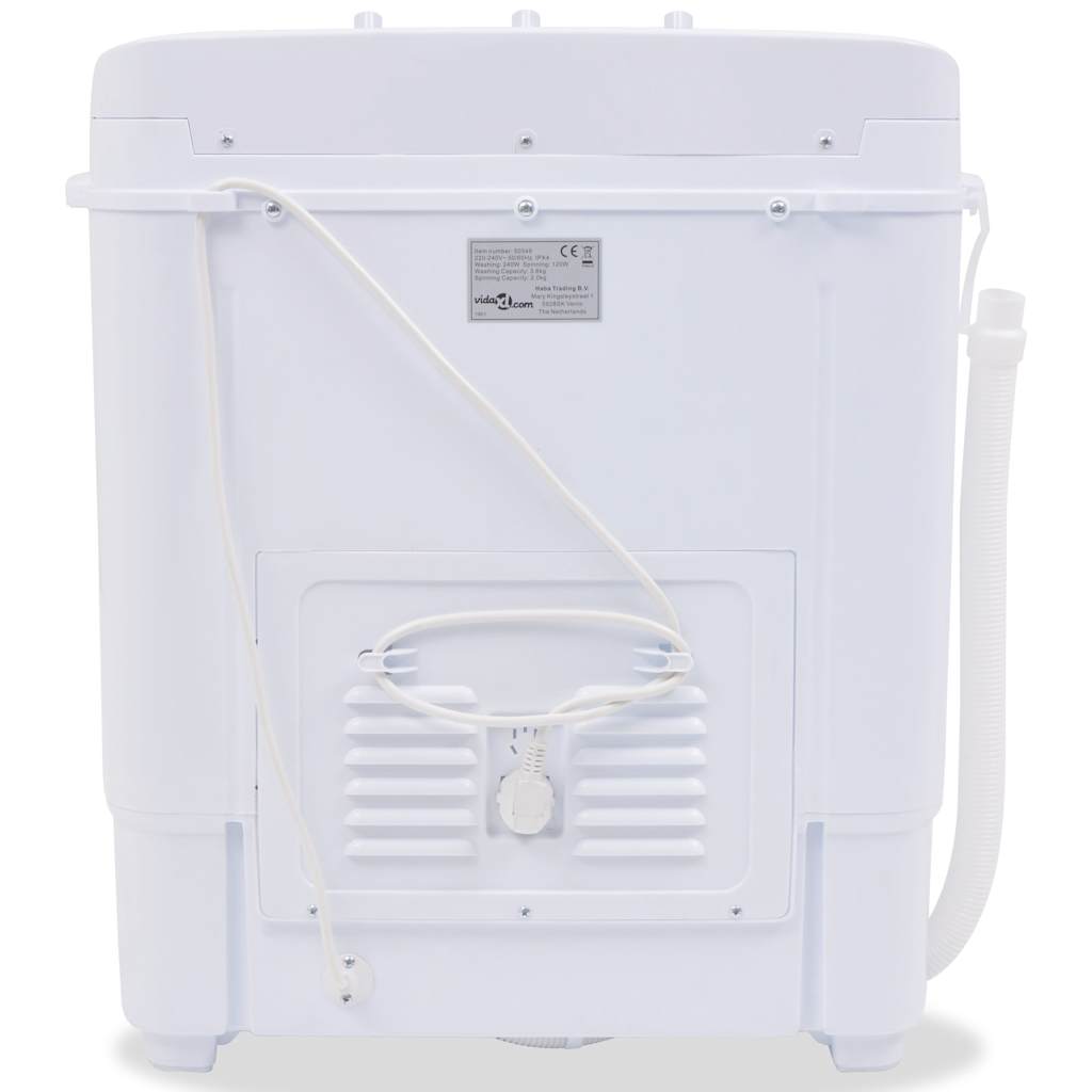 Mașină de spălat mini, cuvă dublă, 5,6 kg