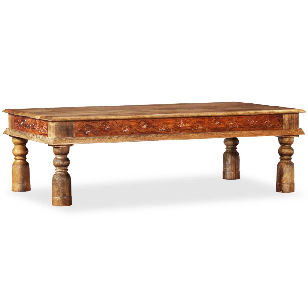 Măsuță de cafea, lemn masiv de mango acacia, 110x60x38 cm