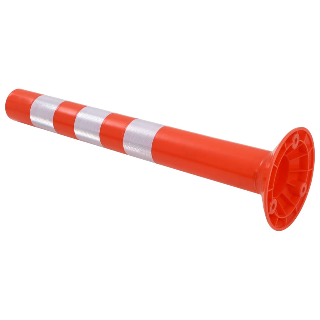 Baliză control trafic, 5 buc., plastic, 75 cm