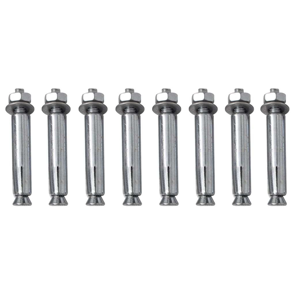 Limitatoare parcare, 2 buc., 49x15x9 cm, cauciuc