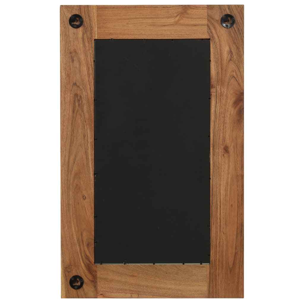 Oglindă, lemn masiv de salcâm, 50 x 80 cm