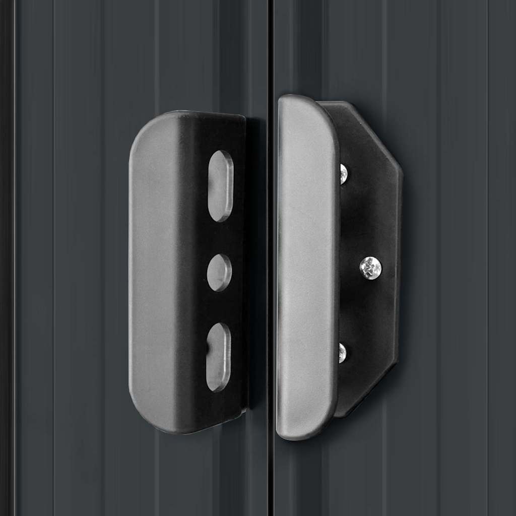 Șopron de grădină, 257x298x178 cm, antracit, metal