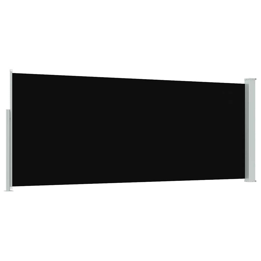 Copertină laterală retractabilă, negru, 120x300 cm