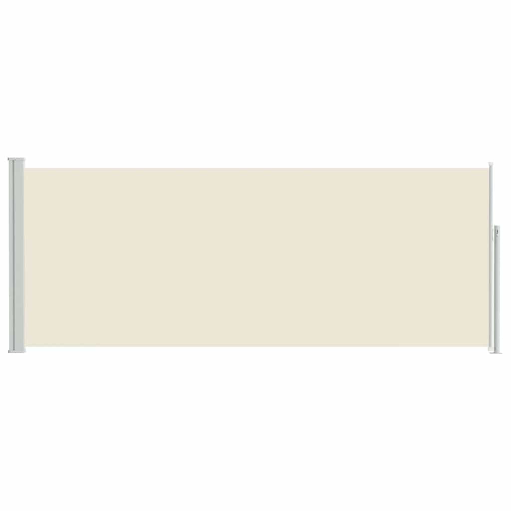 Copertină laterală retractabilă, crem, 120x300 cm