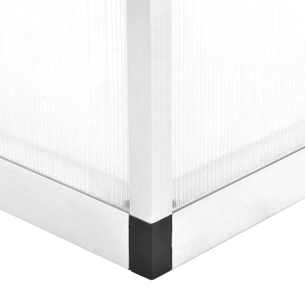 Seră, 11,19 m³, 302x190x195 cm, aluminiu