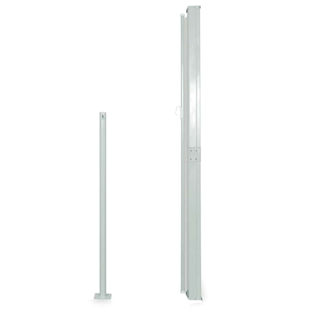 Copertină laterală retractabilă, negru, 160x500 cm