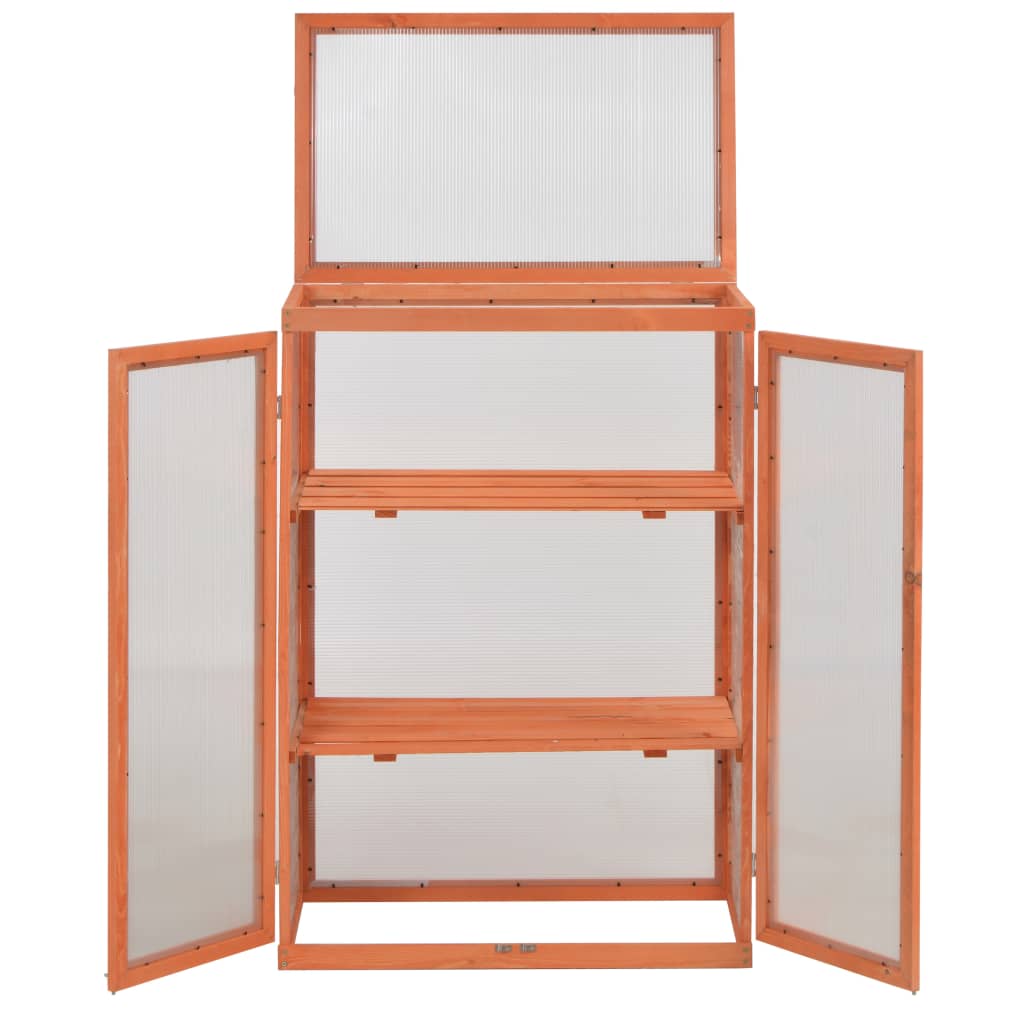 Seră, 75x47x109 cm, lemn