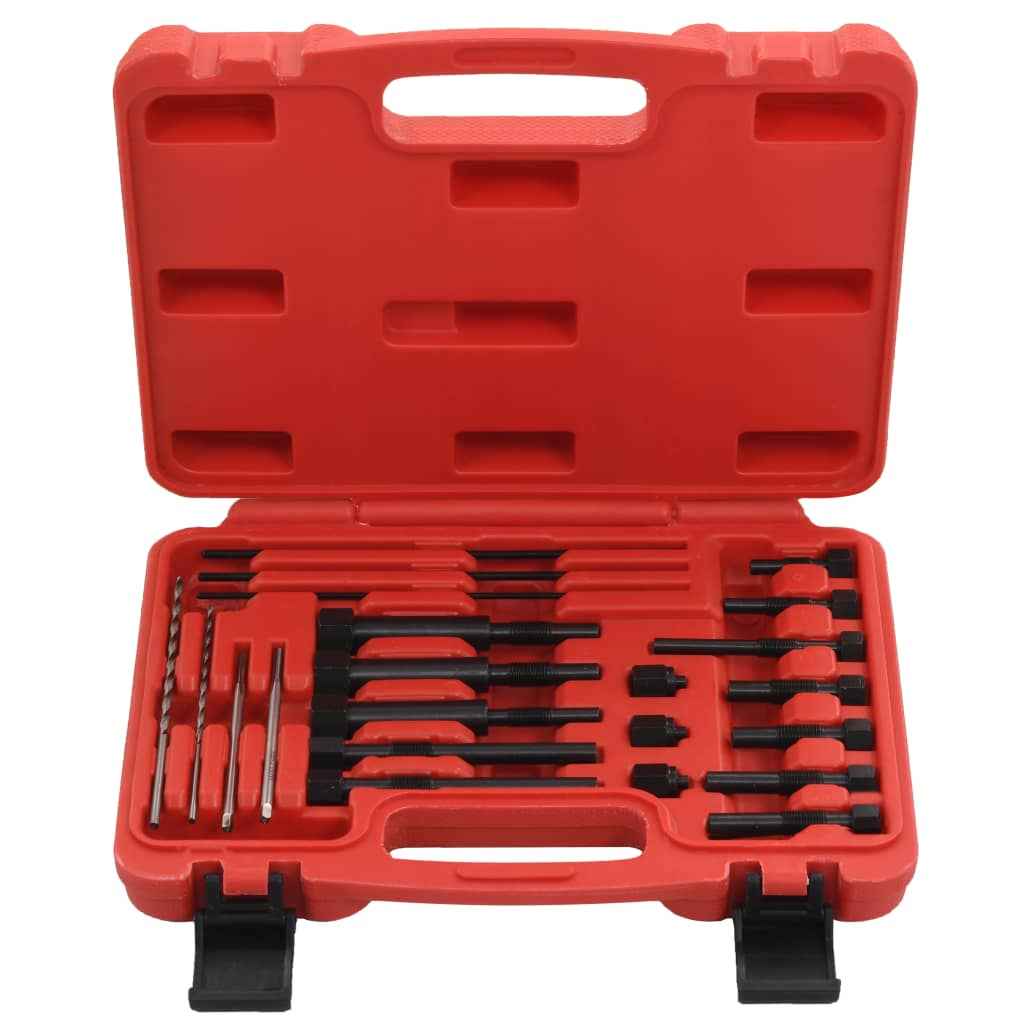 Set pentru extragere bujii incandescente, 22 piese, 8 și 10 mm