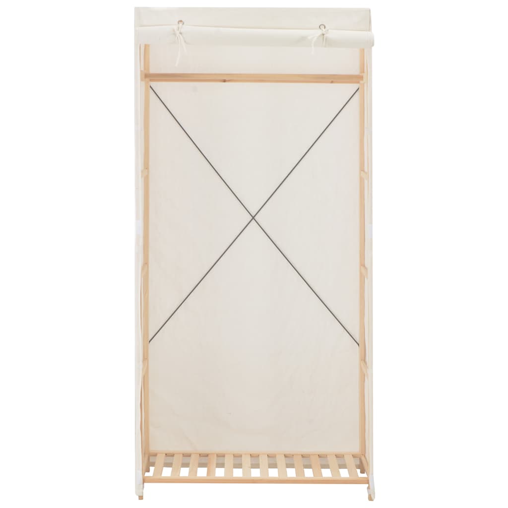 Șifonier, alb, 79 x 40 x 170 cm, material textil