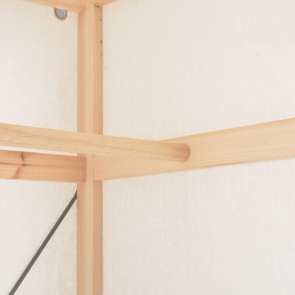 Șifonier, alb, 79 x 40 x 170 cm, material textil