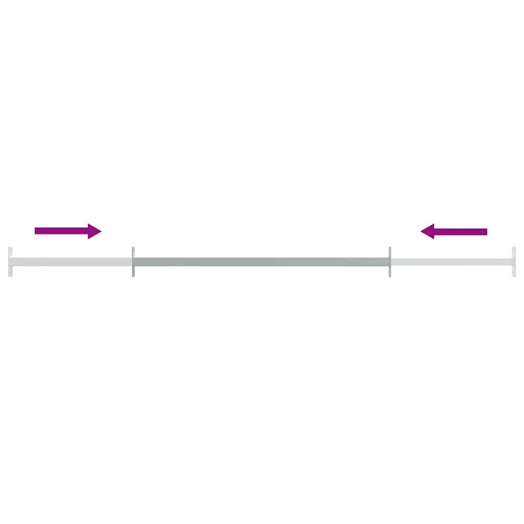 Bare de siguranță fereastră reglabile, 3 buc., 710-1200 mm