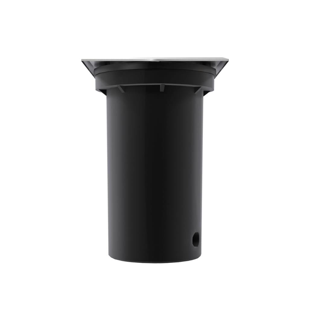 Lămpi de sol pentru exterior, 3 buc., pătrat