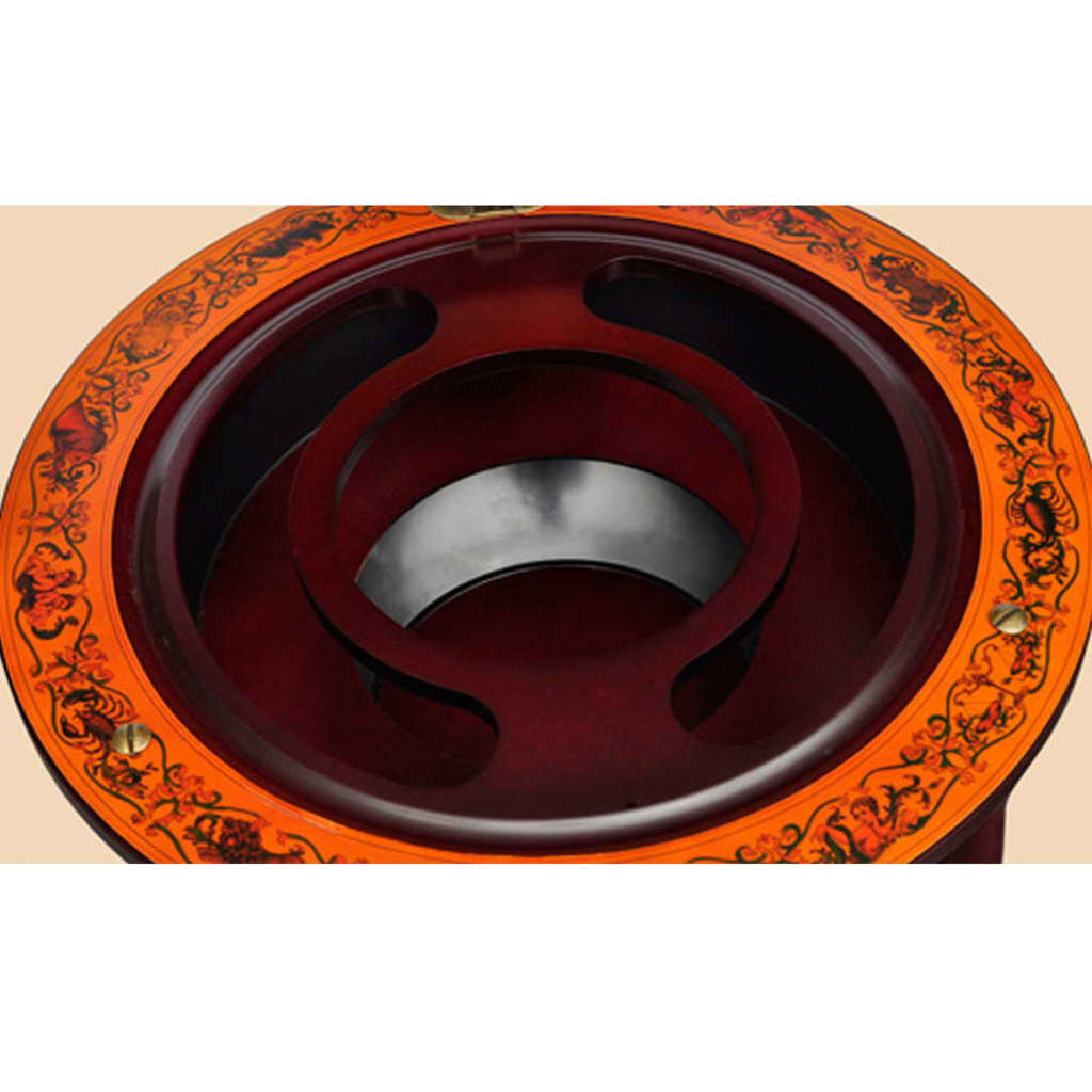 Bar tip glob pământesc stativ sticle de vin, lemn de eucalipt