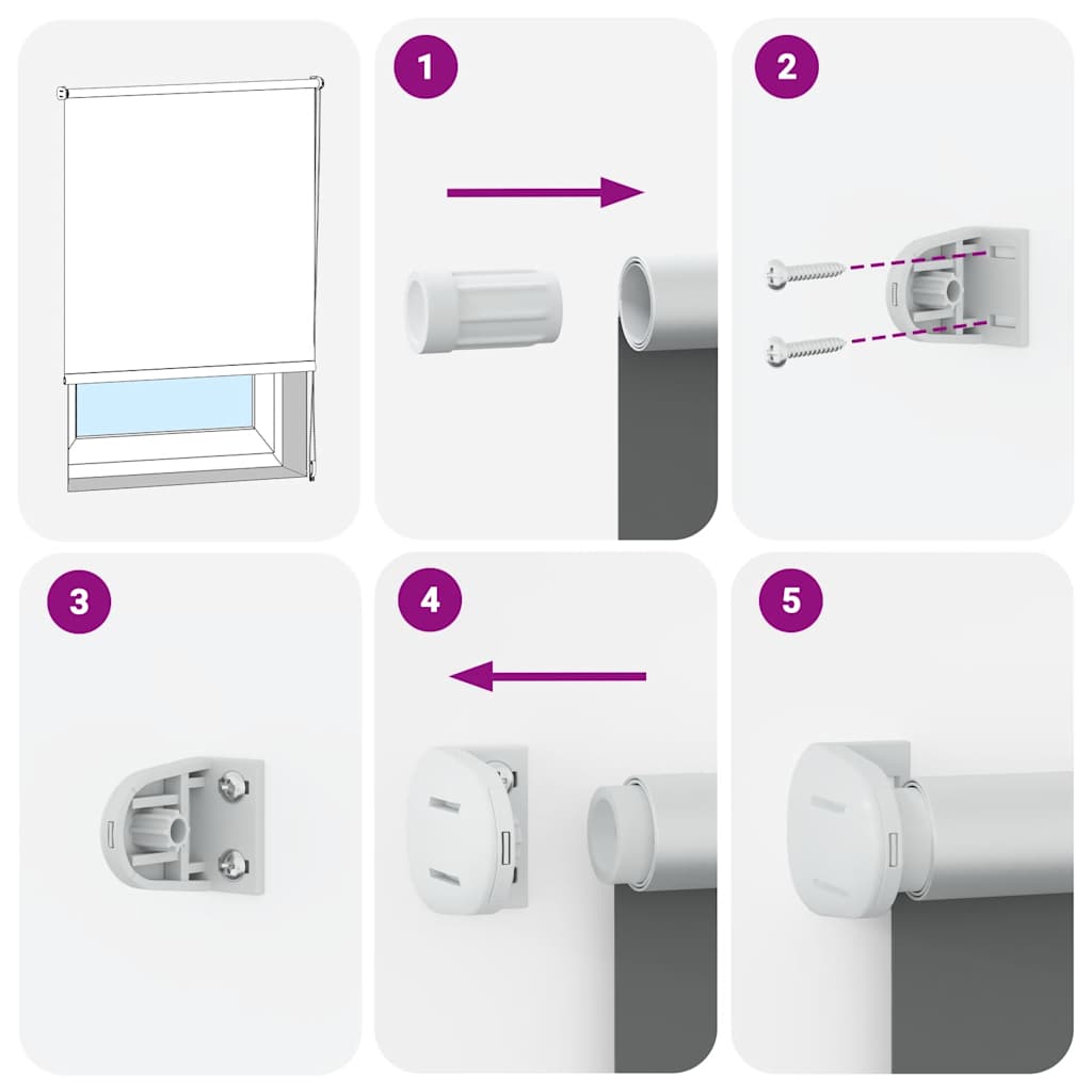 Jaluzea opacă rulabilă, 160 x 230 cm, gri