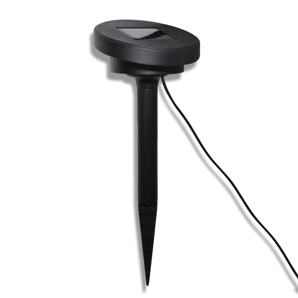 Lămpi solare grădină cu LED, 3 buc., țăruși & panouri solare