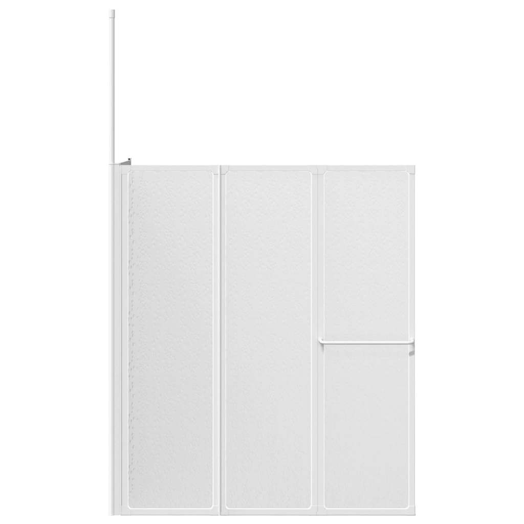 Paravan cadă duș în formă de L 70x120x137 cm 4 panouri pliabil