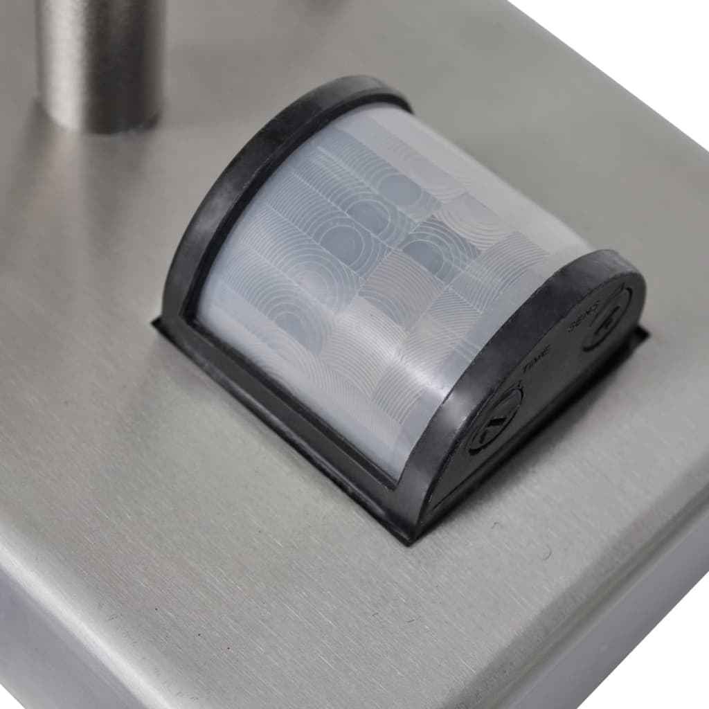 Lampă perete cu senzor de mișcare din oțel inoxidabil formă Pagoda