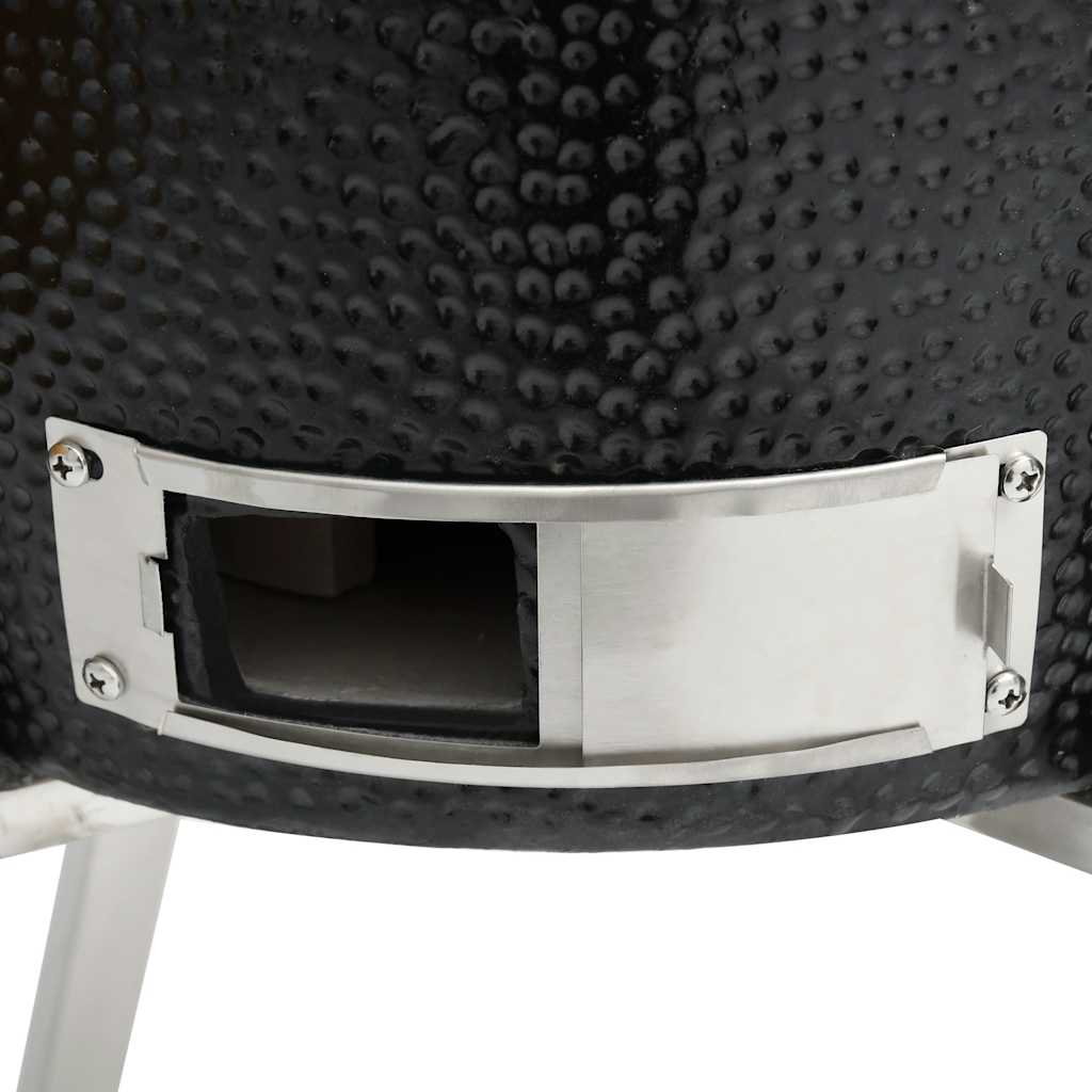 Grătar cu afumătoare Kamado, 33 cm, ceramică