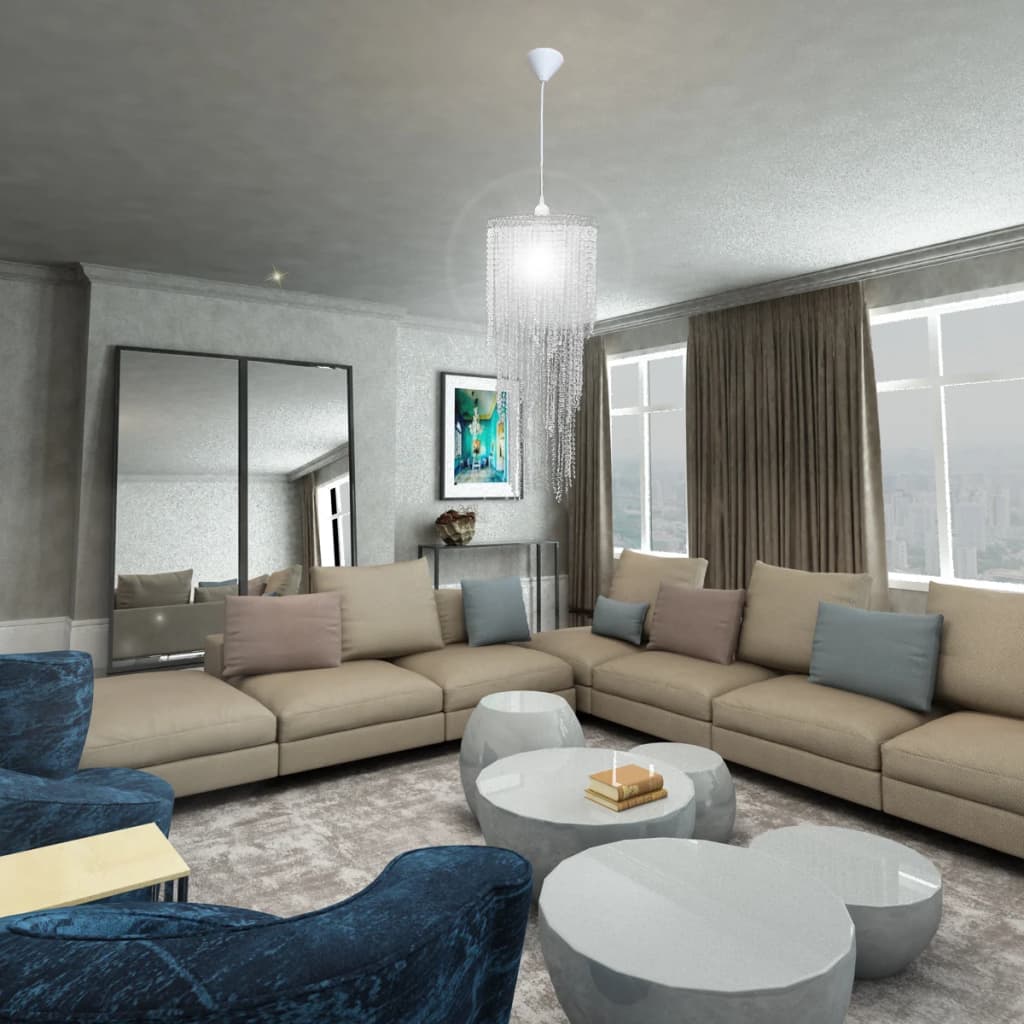 Candelabru cu pandantiv, 26 x 70 cm