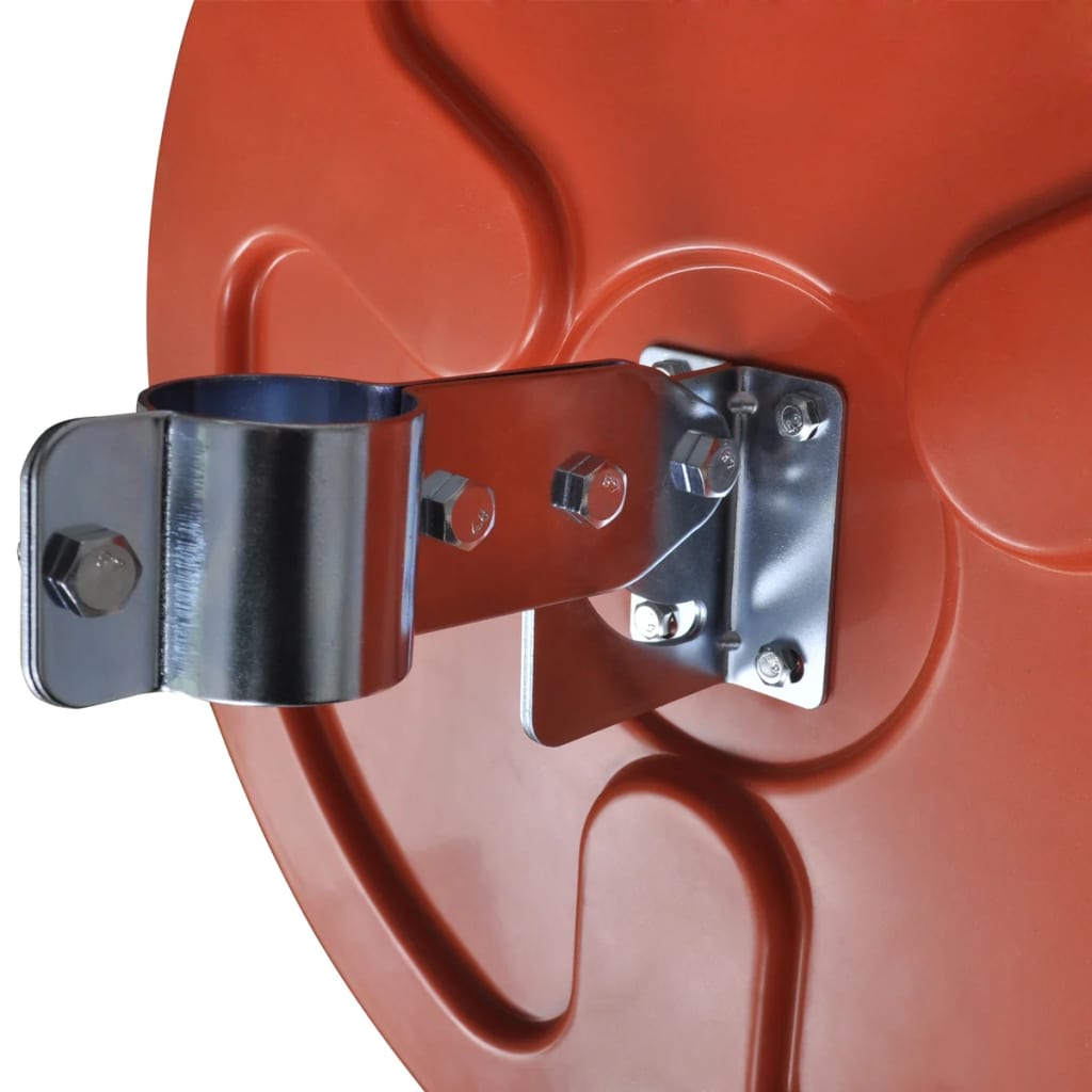 Oglindă de trafic convexă, portocaliu, 45 cm, plastic PC, de exterior