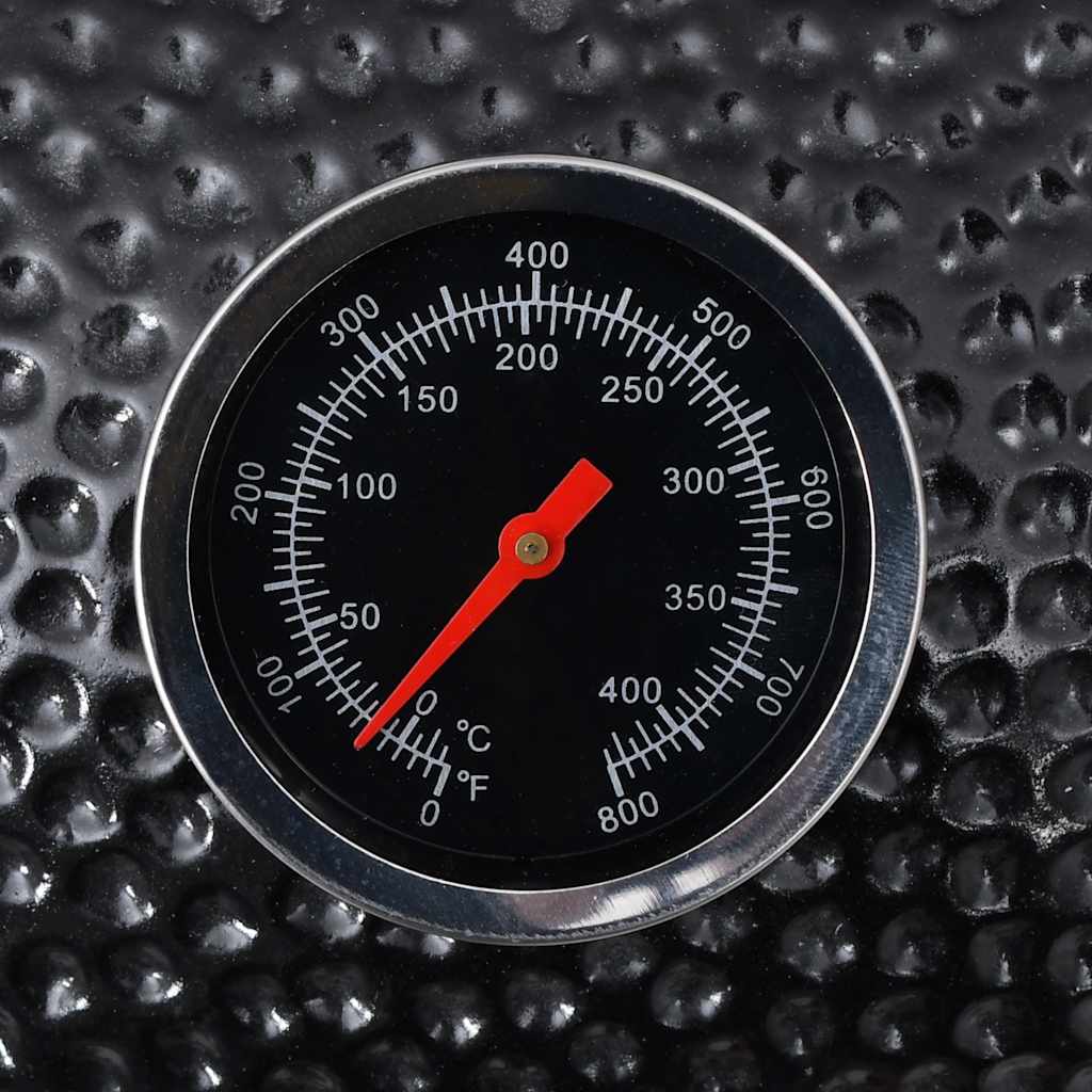 Grătar Kamado cu afumătoare din ceramică 33 cm