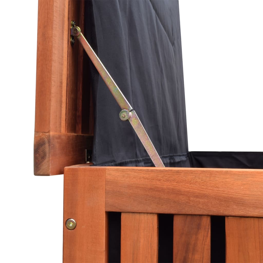 Ladă de depozitare de grădină, 118 x 52 x 58 cm, lemn