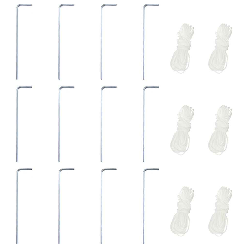 Marchiză hexagonală pliabilă 6 pereți albastru închis 3,6x3,1 m