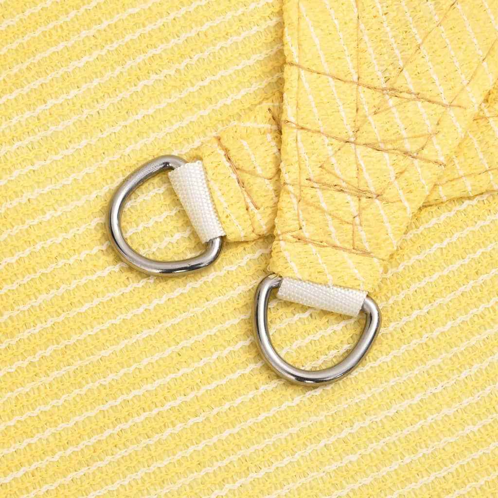 Parasolar dreptunghiular din HDPE 4x6 m, Bej