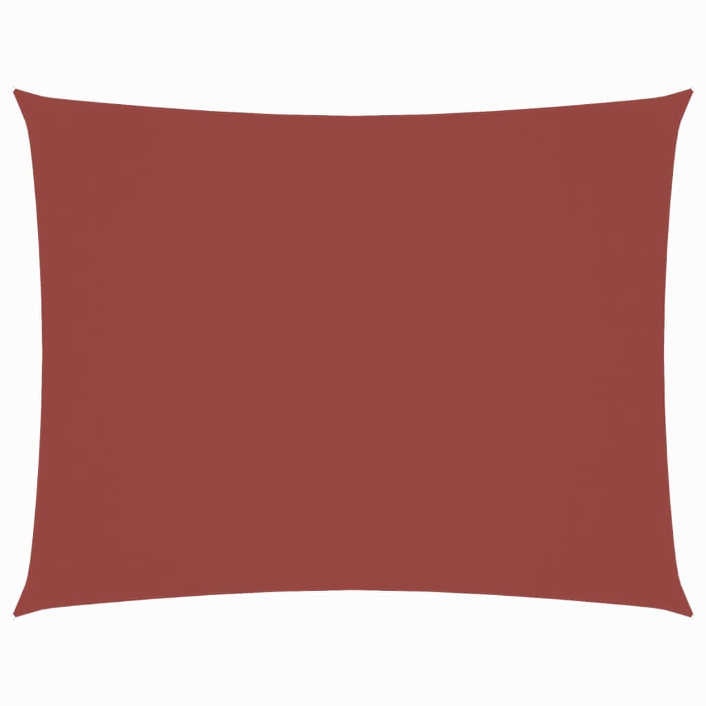 Parasolar din țesătură oxford, dreptunghiular, 2x4 m, cărămiziu