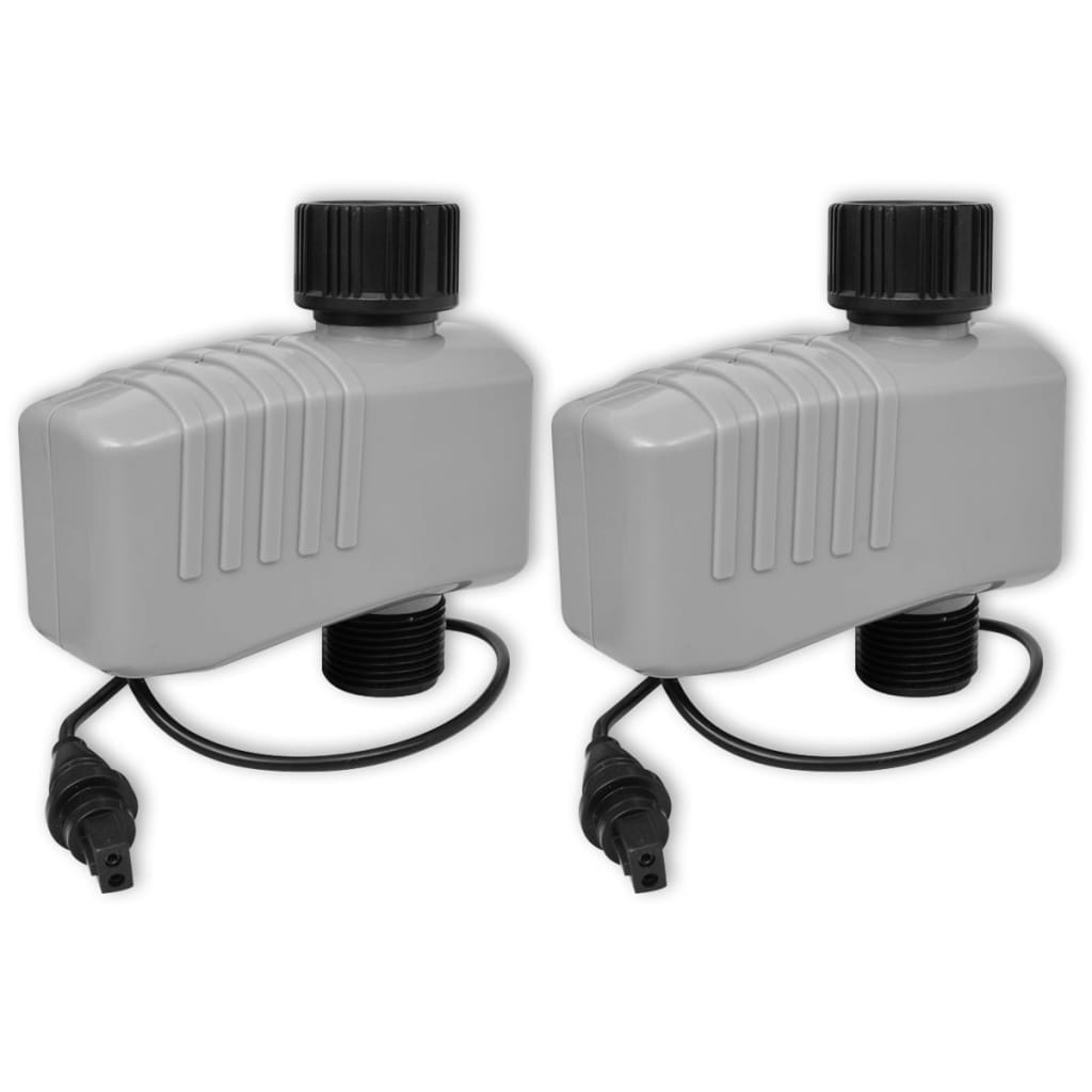 42352 vidaXL Timer automat de irigare cu 4 stații 3 V