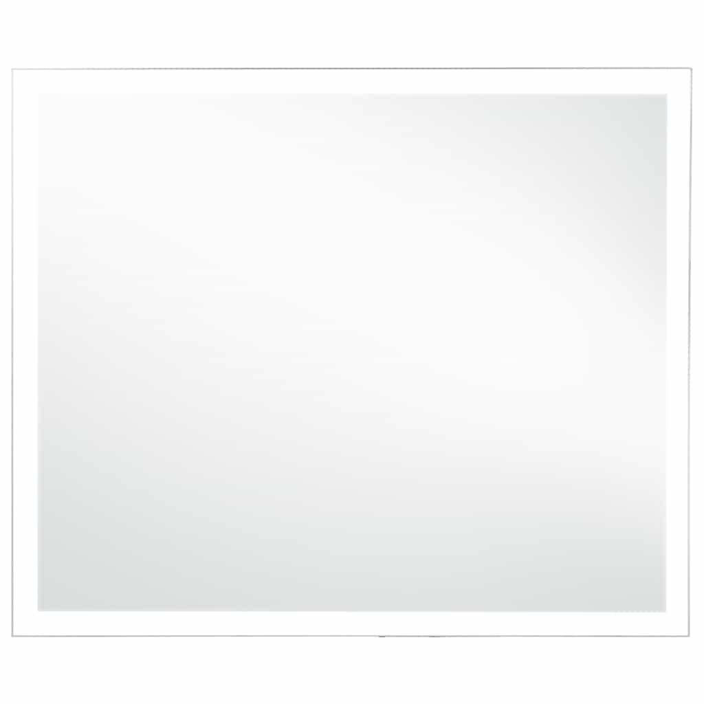 Oglindă cu LED de perete pentru baie, 60 x 50 cm