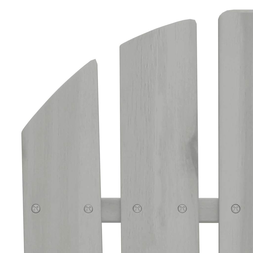 Scaun de grădină, gri, lemn