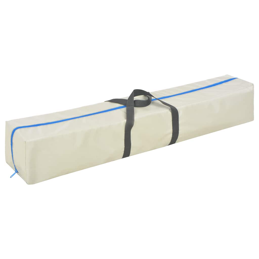 Saltea gimnastică gonflabilă cu pompă roz 400x100x10cm PVC