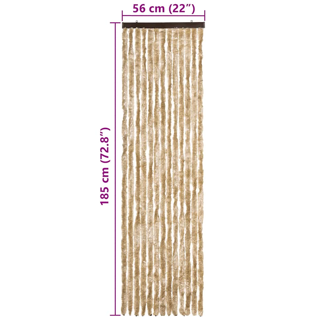 Perdea pentru insecte, bej, 56x185 cm, Chenille