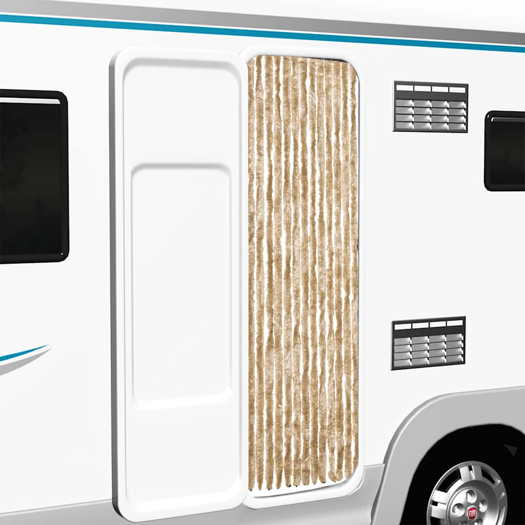 Perdea pentru insecte, bej, 56x185 cm, Chenille