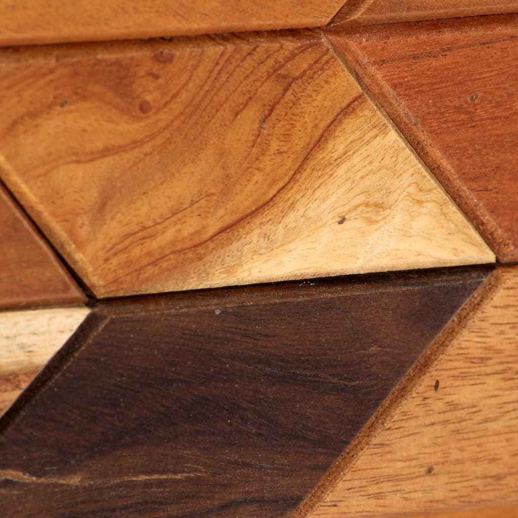 Noptieră, 40 x 30 x 50 cm, lemn masiv reciclat