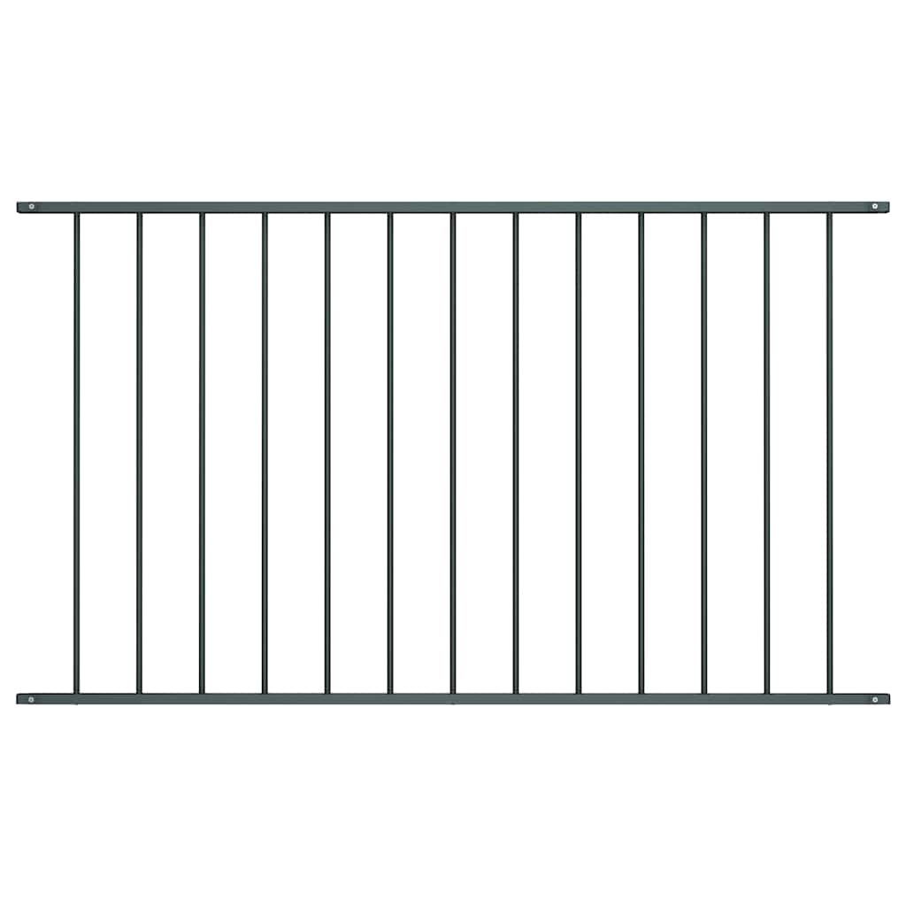 Panou de gard Woerden din oțel vopsit în câmp electrostatic, 1,7x1 m, antracit