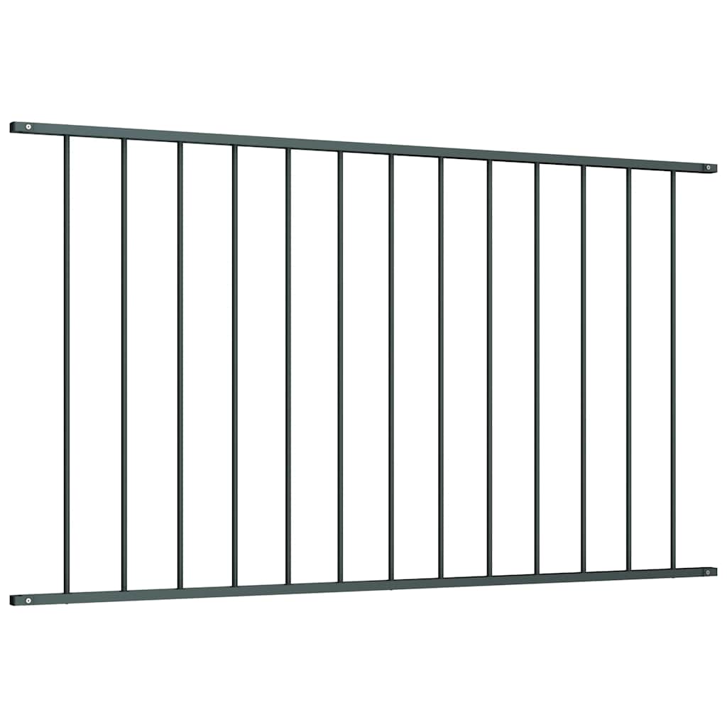 Panou de gard Woerden din oțel vopsit în câmp electrostatic, 1,7x1 m, antracit