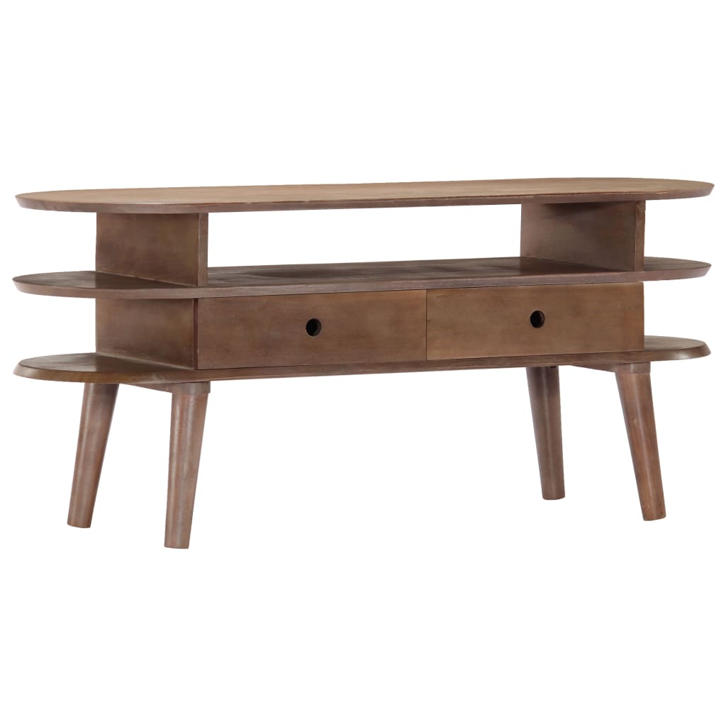 Comodă TV, 110x35x50 cm, lemn masiv de acacia