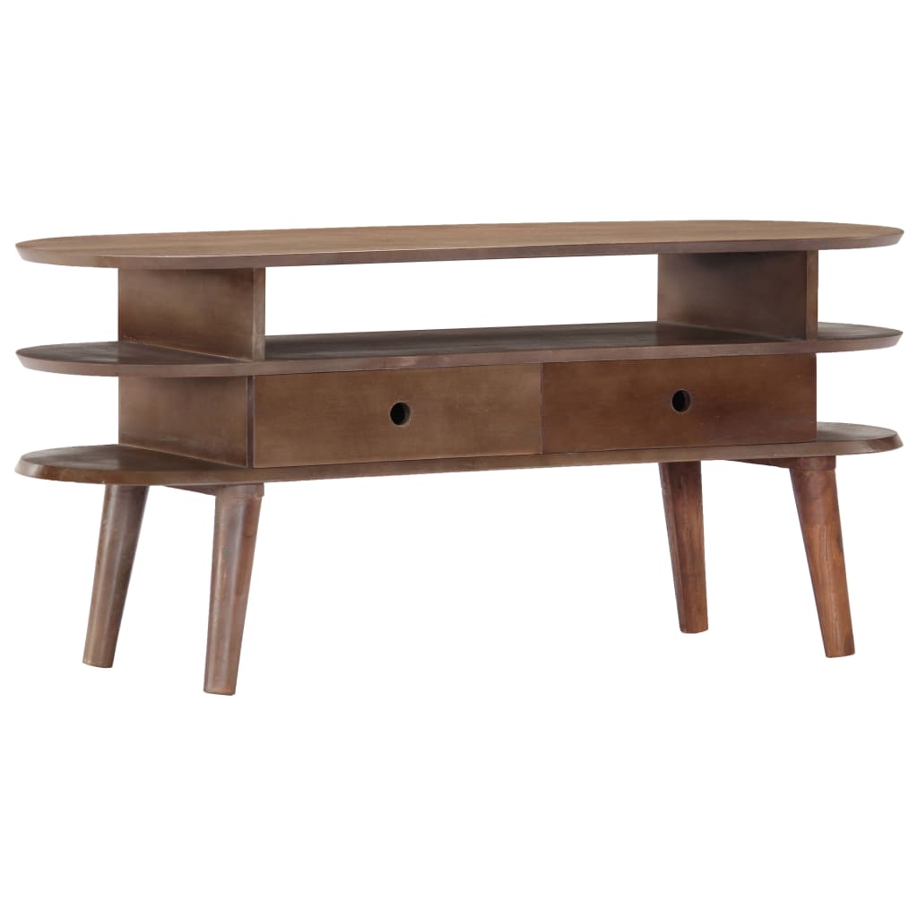 Comodă TV, 110x35x50 cm, lemn masiv de acacia