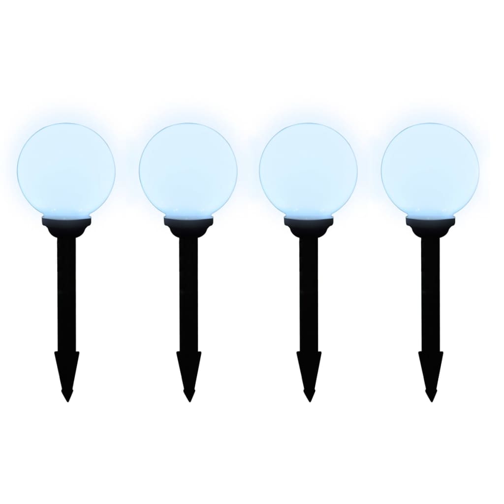 Lămpi de exterior pentru alee LED 8 buc. 15 cm, cu țăruș de sol